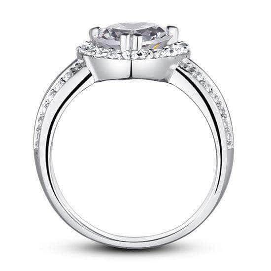 mewe-jewelry.com CUSTOM ring 2 Ct Heart Cut Created Diamond Ring