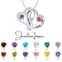 925 Sterling Silver Heart Necklace cmoffer