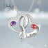 jewelaus Necklace 925 Sterling Silver Heart Necklace