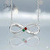 jewelaus Necklace 925 Sterling Silver Infinity Necklace