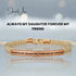 ALWAYS MY DAUGHTER FOREVER MY FRIEND Cored Bracelet jewelaus
