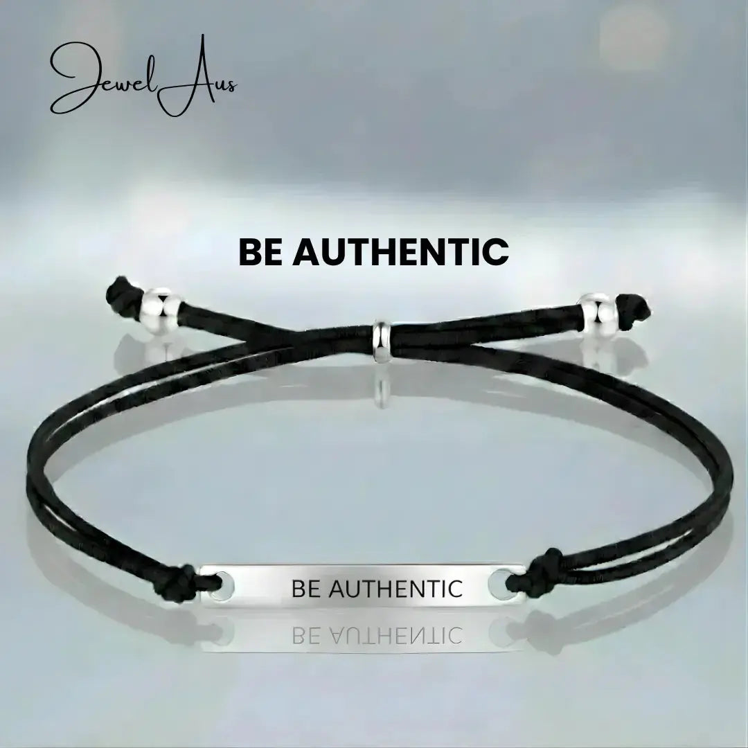 Affirmation BE AUTHENTIC Bracelet jewelaus