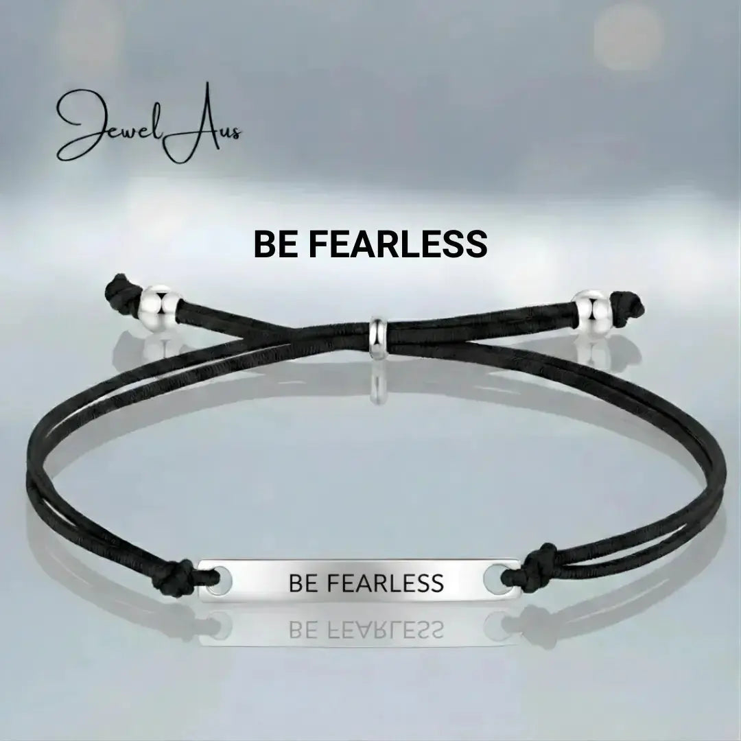 Affirmation BE FEARLESS Bracelet jewelaus