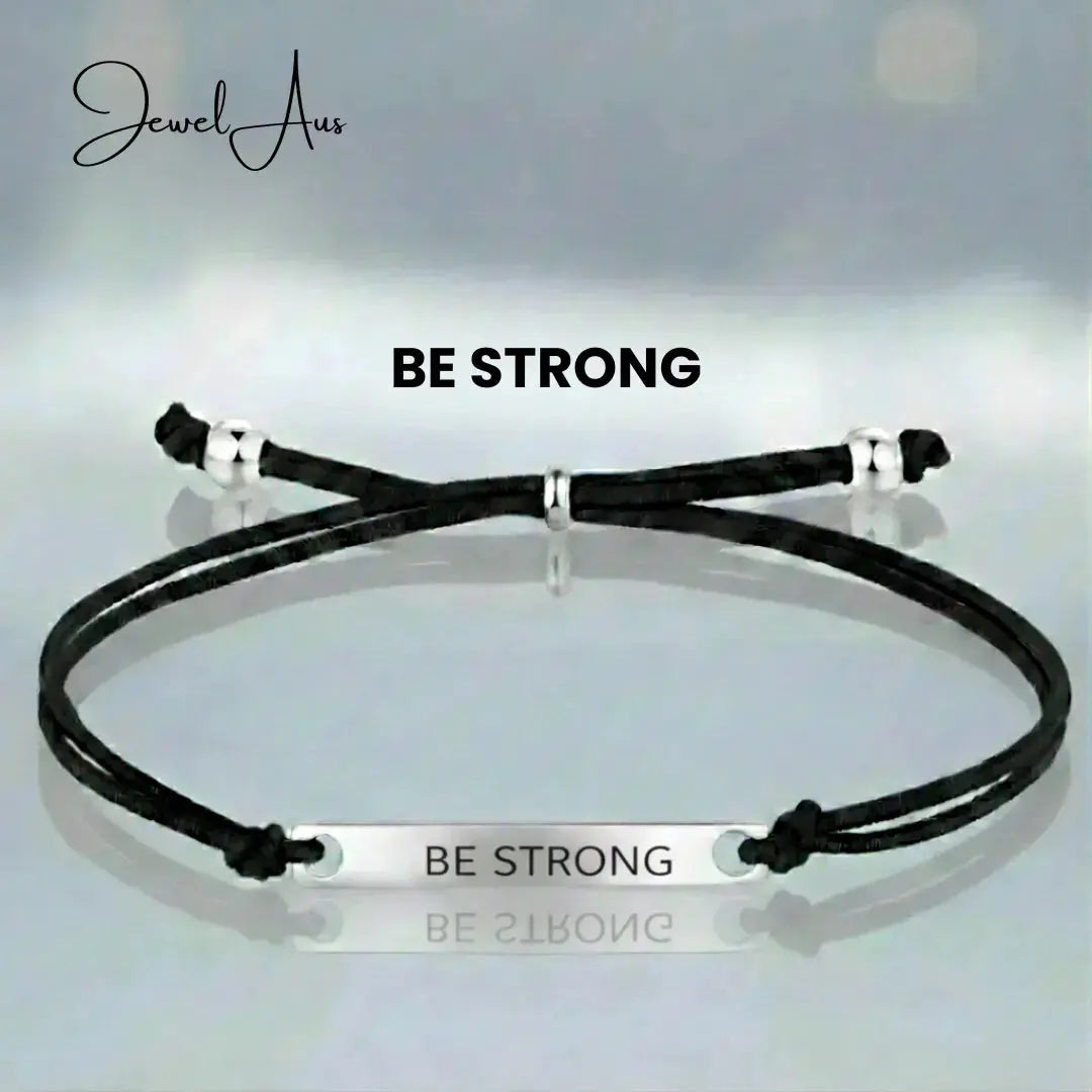 Affirmation BE STRONG Bracelet jewelaus