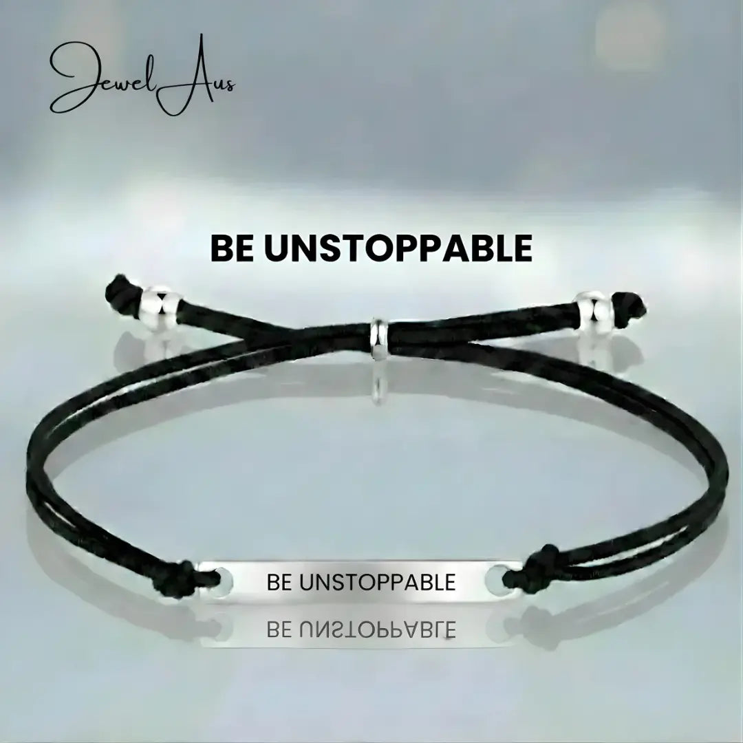 Affirmation BE UNSTOPPABLE Bracelet jewelaus