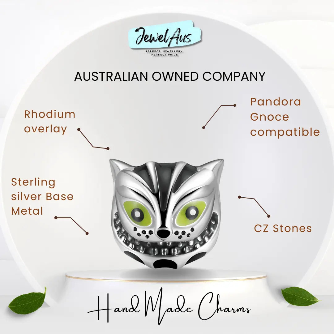 jewelaus CHARMS Alice Crazy Cat Charm