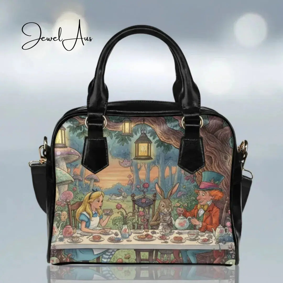 Alice Themed Shoulder Handbag&nbsp; Inkedjoy