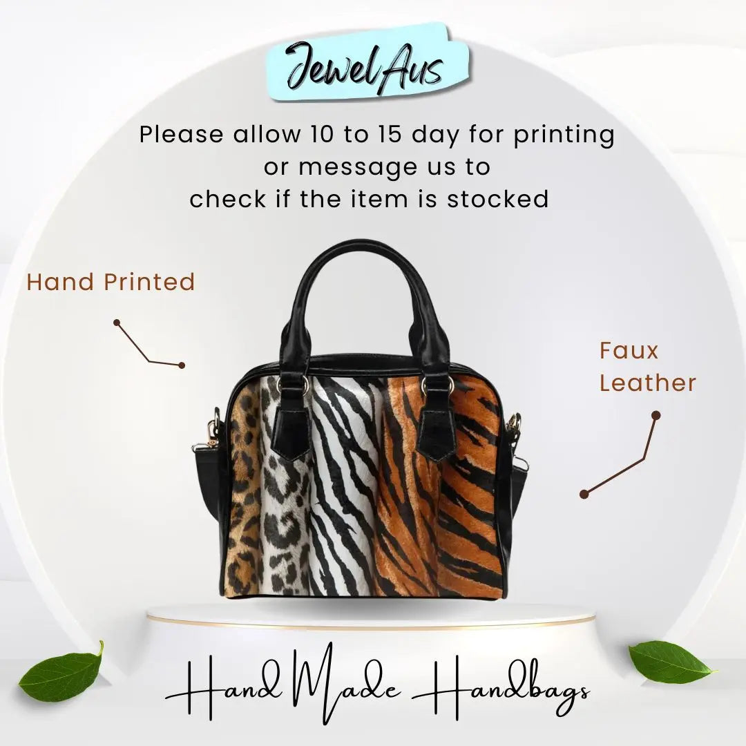 Animal print Shoulder Handbag Inkedjoy