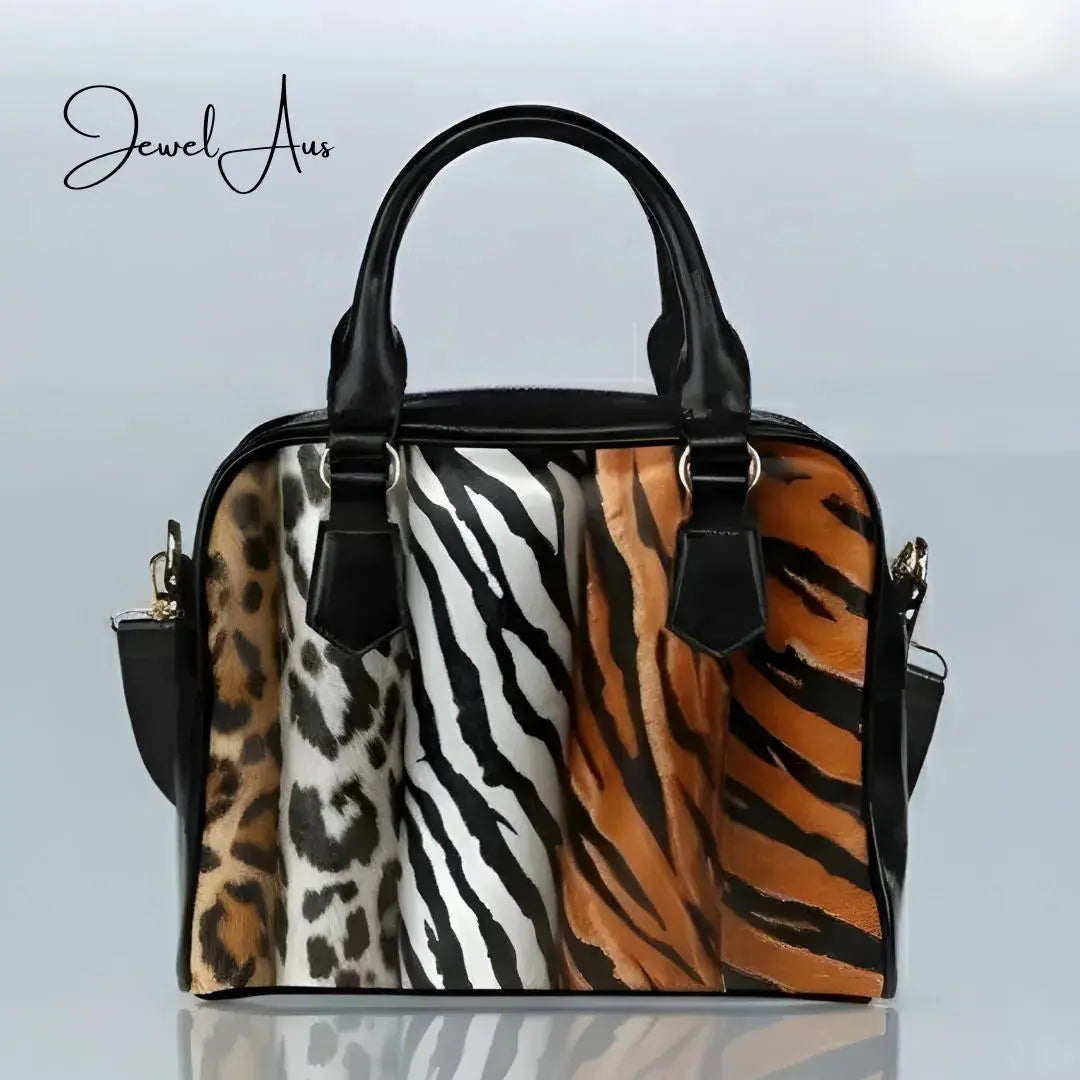 Animal print Shoulder Handbag Inkedjoy