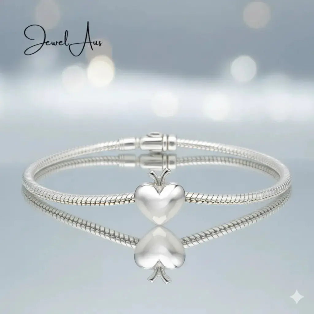 Apple Heart charm jewelaus