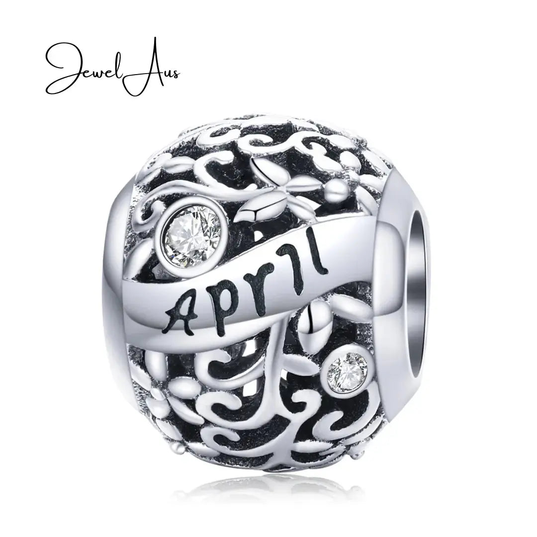 jewelaus CHARMS April Birthstone Charm