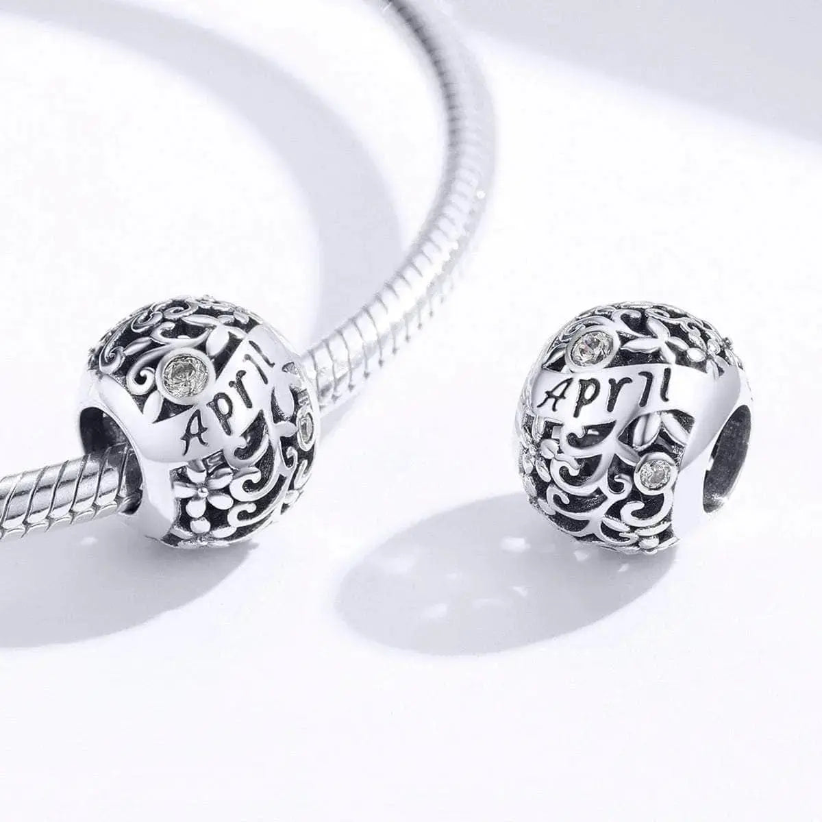 jewelaus CHARMS April Birthstone Charm