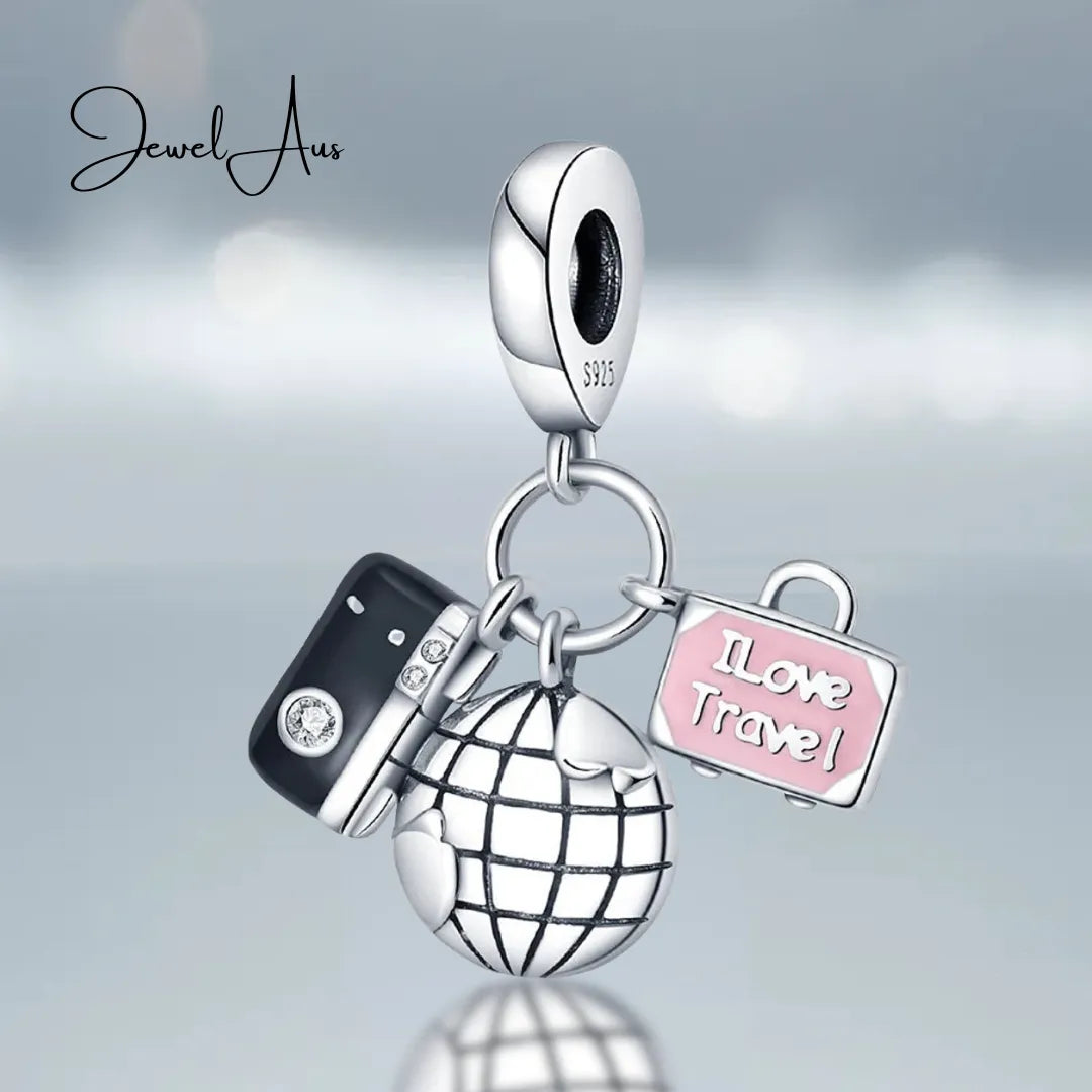 Travel the world Charm