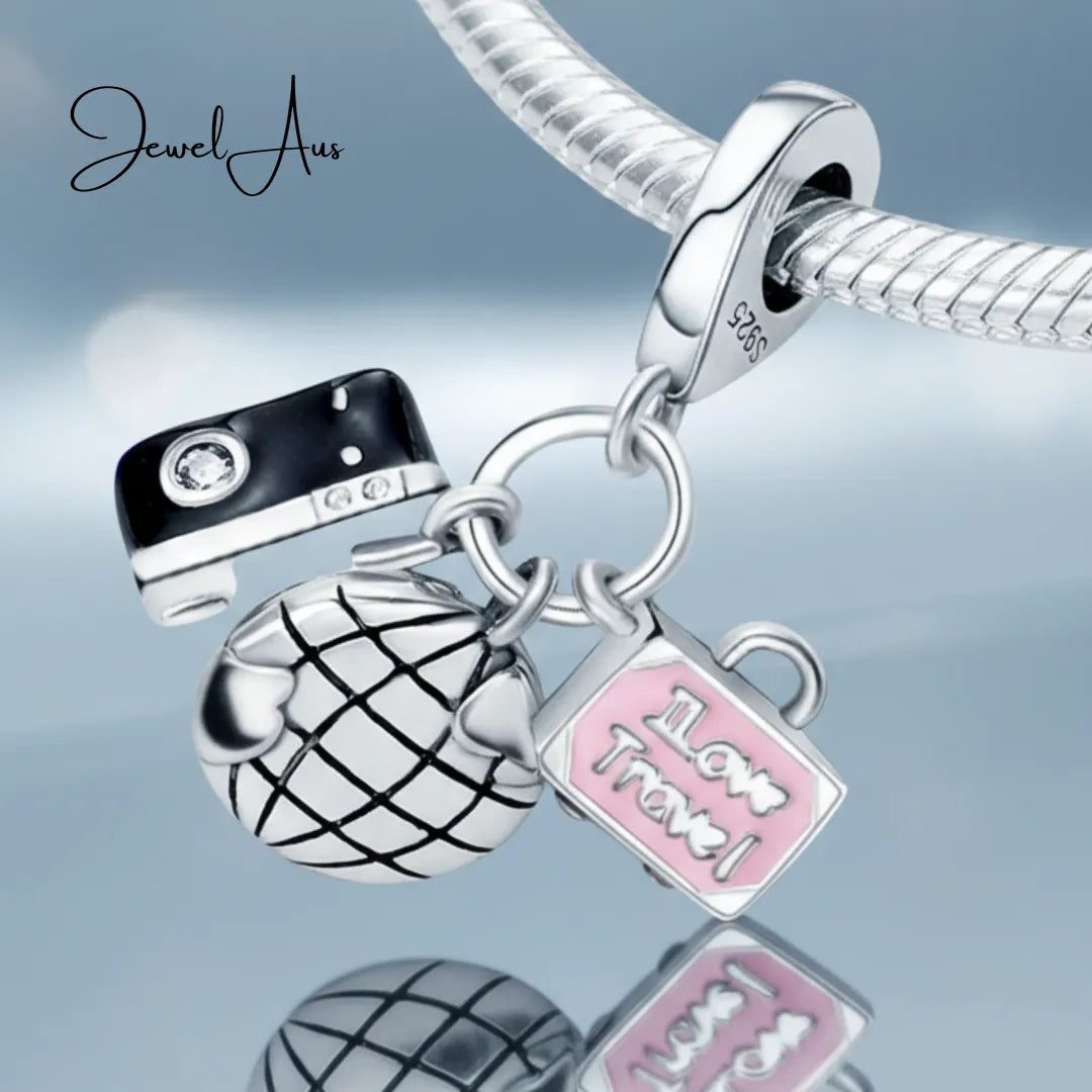 Travel the world Charm
