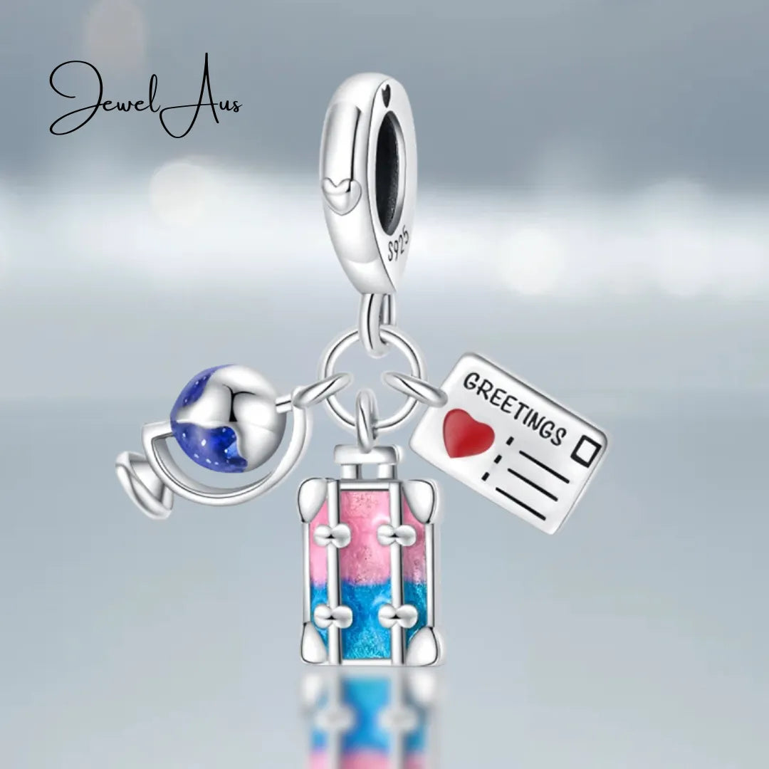 Ticket to the world Charm