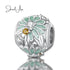jewelaus CHARMS Bee charm-Silver Bee and Flower Charm