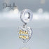 Best Mum Heart Charm jewelaus