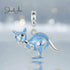 jewelaus CHARMS Blue Aussie Kangaroo Charm