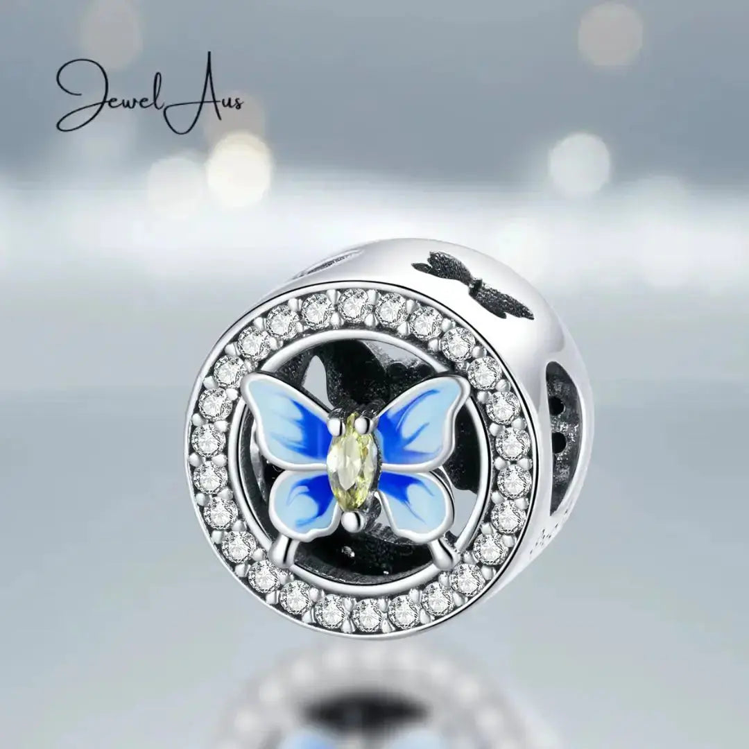 jewelaus CHARMS Blue Butterfly Charm