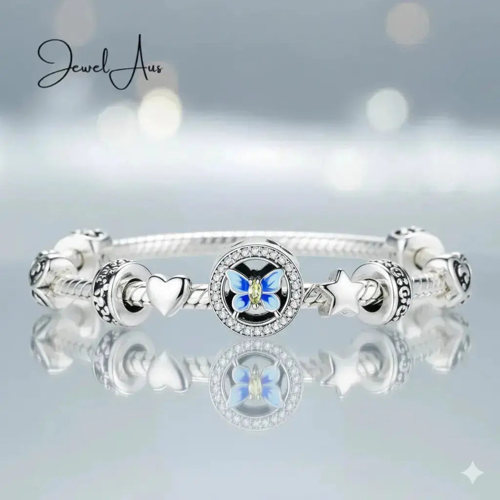 jewelaus CHARMS Blue Butterfly Charm