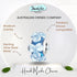 shipped in AUS CHARMS Blue Murano Charm