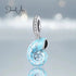 Blue Shell Pendant Charm jewelaus