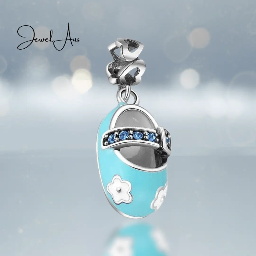 jewelaus CHARMS Blue Shoe Charm