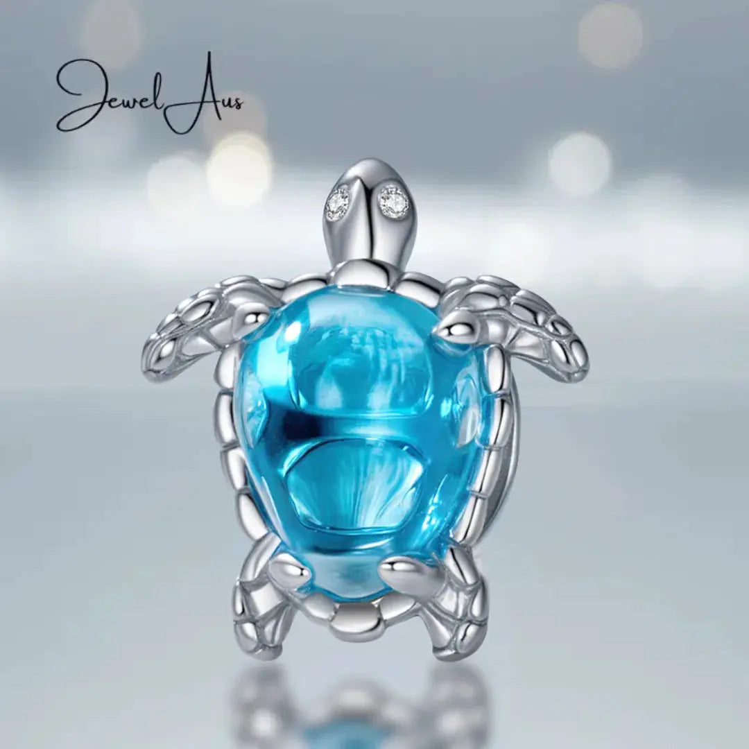 Blue Turtle charm jewelaus