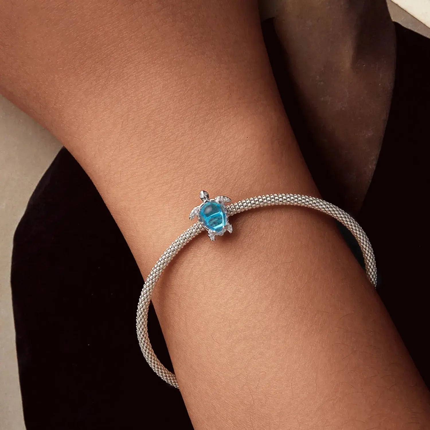 Blue Turtle charm jewelaus