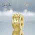 jewelaus CHARMS Buddhist swastika Pattern Stopper Charm