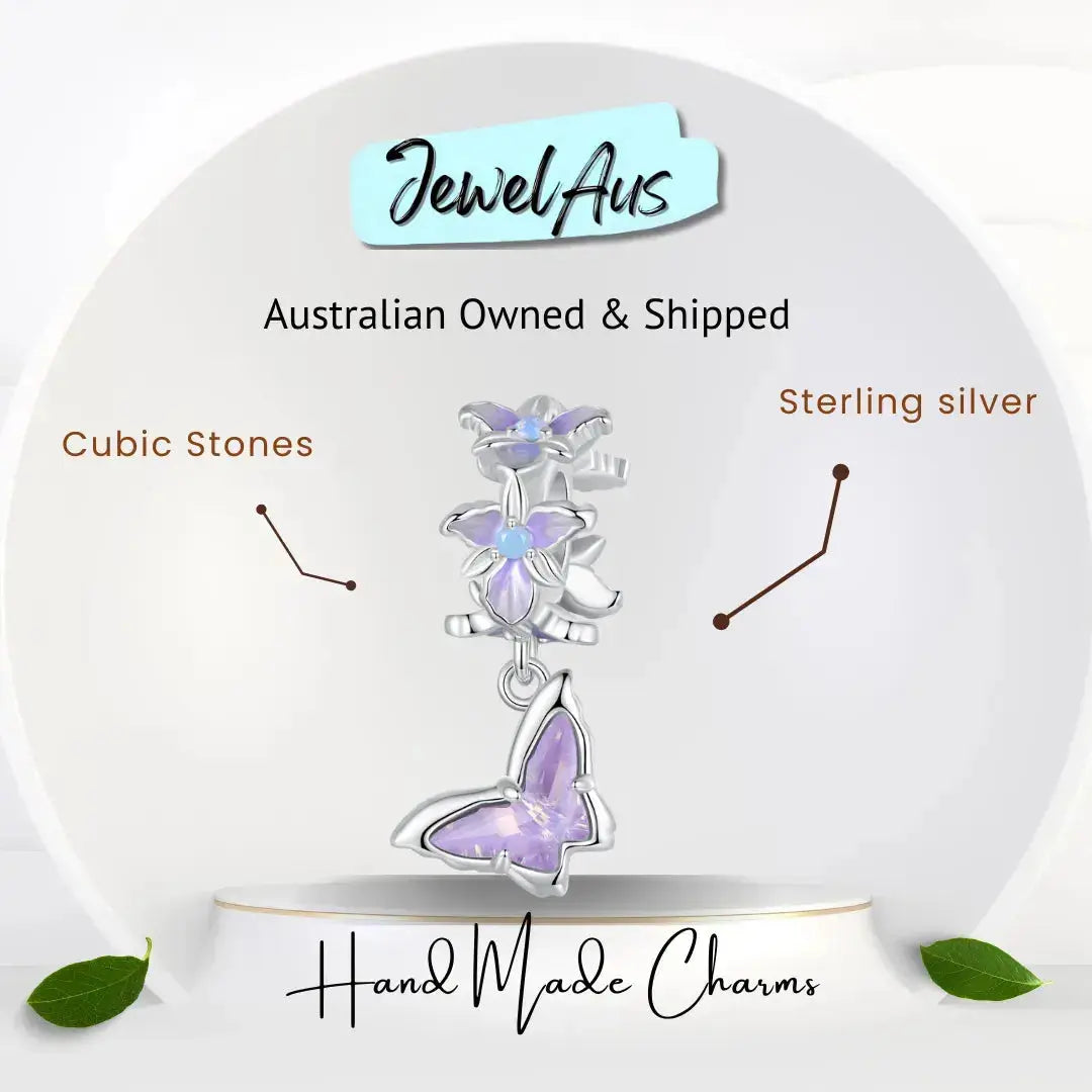 jewelaus CHARMS Butterfly Garden Charm