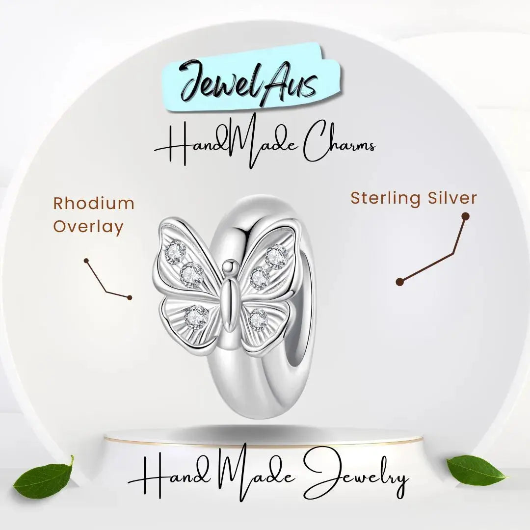 Butterfly Stopper Charm jewelaus