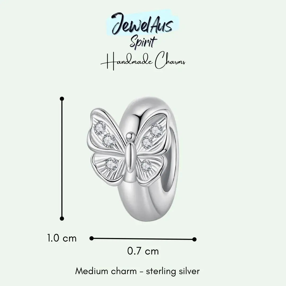 Butterfly Stopper Charm jewelaus