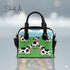 Cartoon Cow Shoulder Handbag Inkedjoy