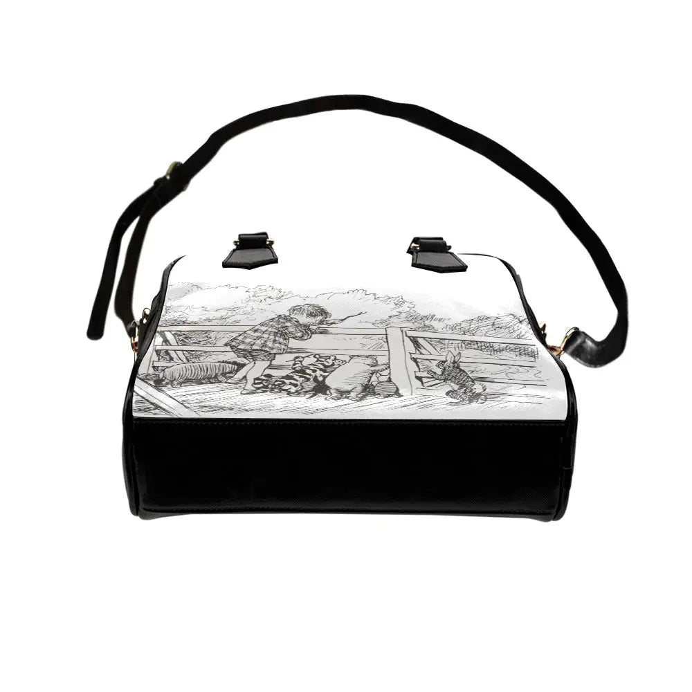 Inkedjoy Handbag Classic Storybook Bear-Inspired Handbag