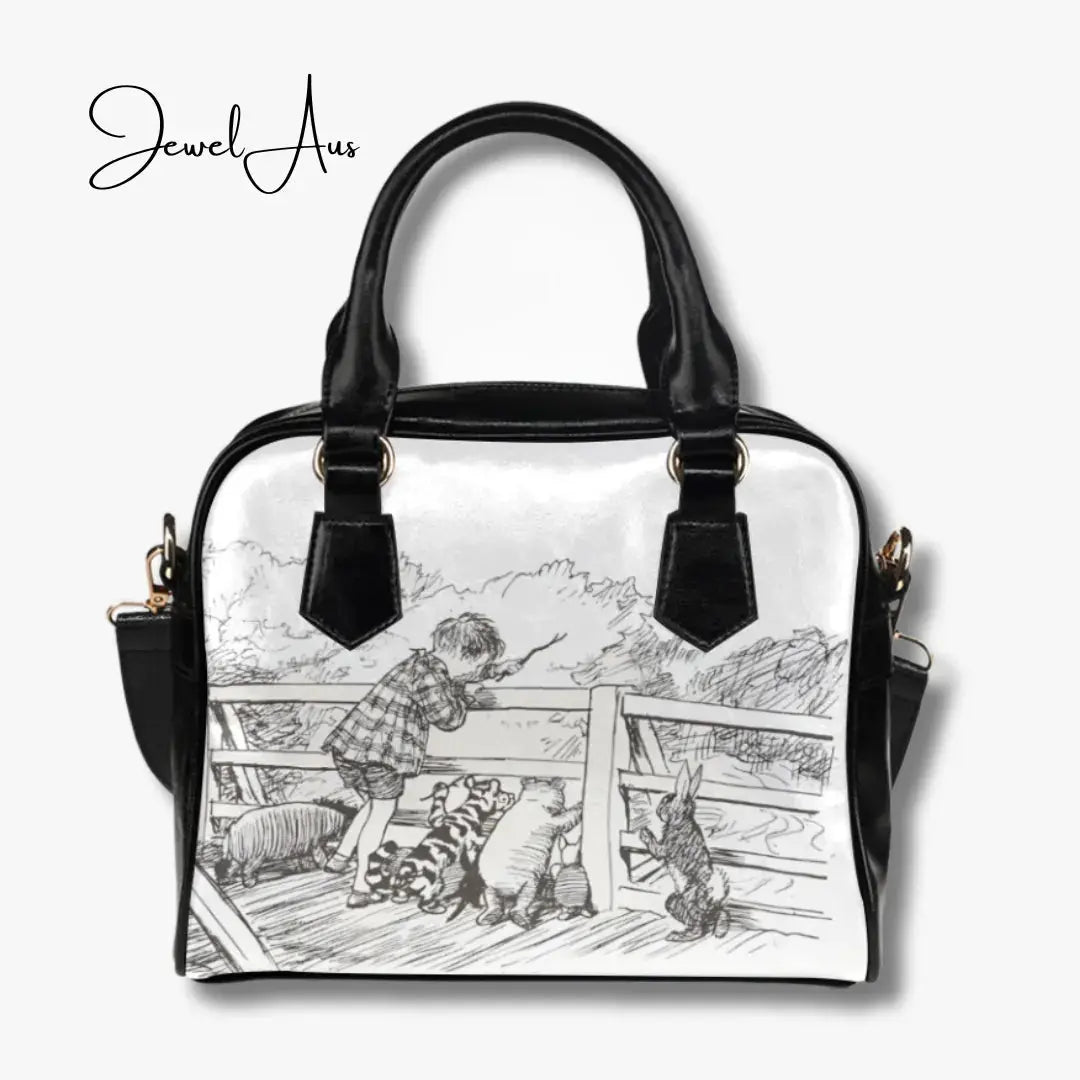 Inkedjoy Handbag Classic Storybook Bear-Inspired Handbag