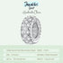 jewelaus CHARMS Clear Gem Stopper charm