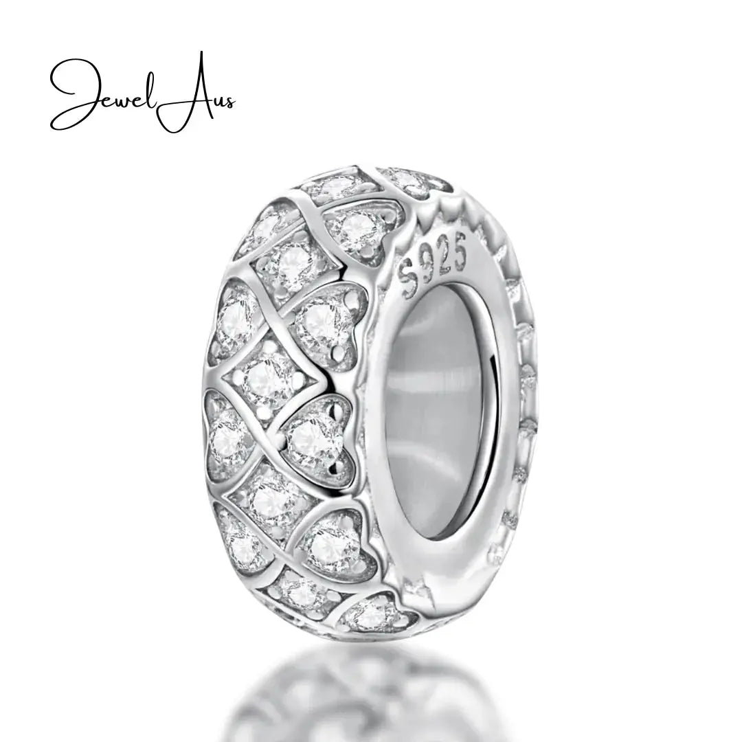 jewelaus CHARMS Clear Gem Stopper charm