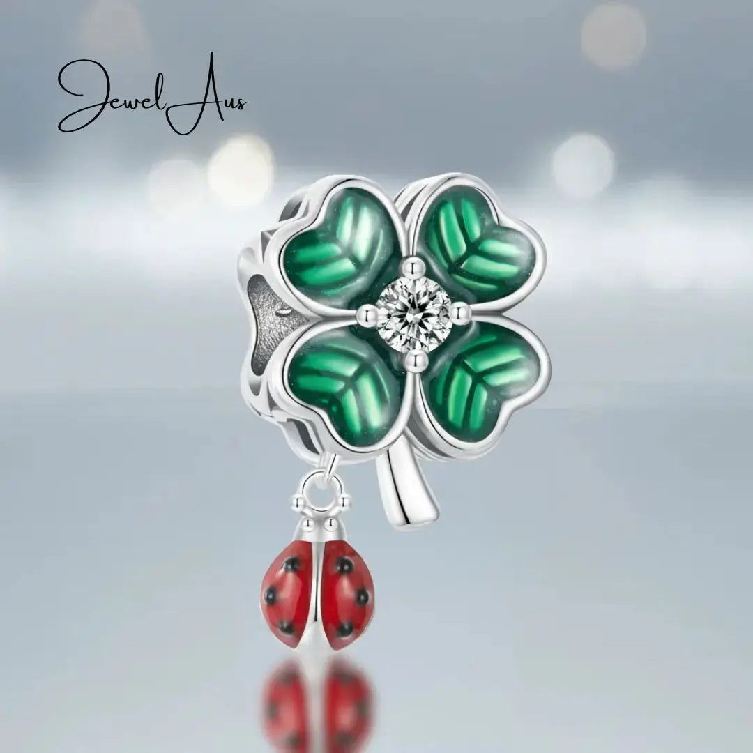 jewelaus CHARMS Clover Lady Bug Charm