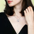 jewelaus Necklace Custom Birthstone Heart Necklace