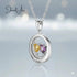 Custom Cubic Zirconia Moon Necklace cmoffer
