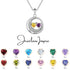 Custom Cubic Zirconia Moon Necklace cmoffer