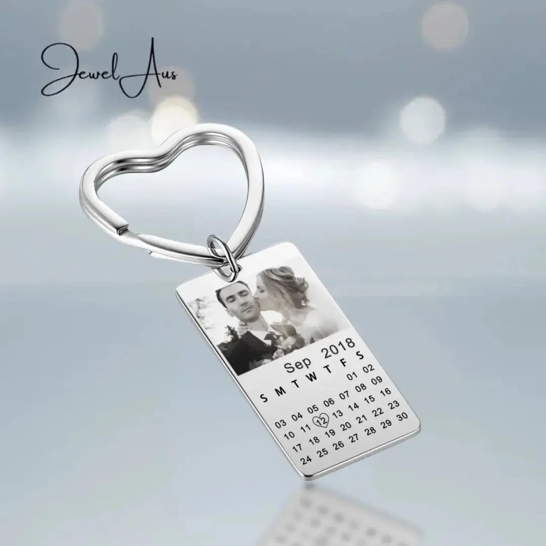 cmoffer Key Chains Custom Heart Shape Key Chain