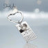 cmoffer Key Chains Custom Heart Shape Key Chain