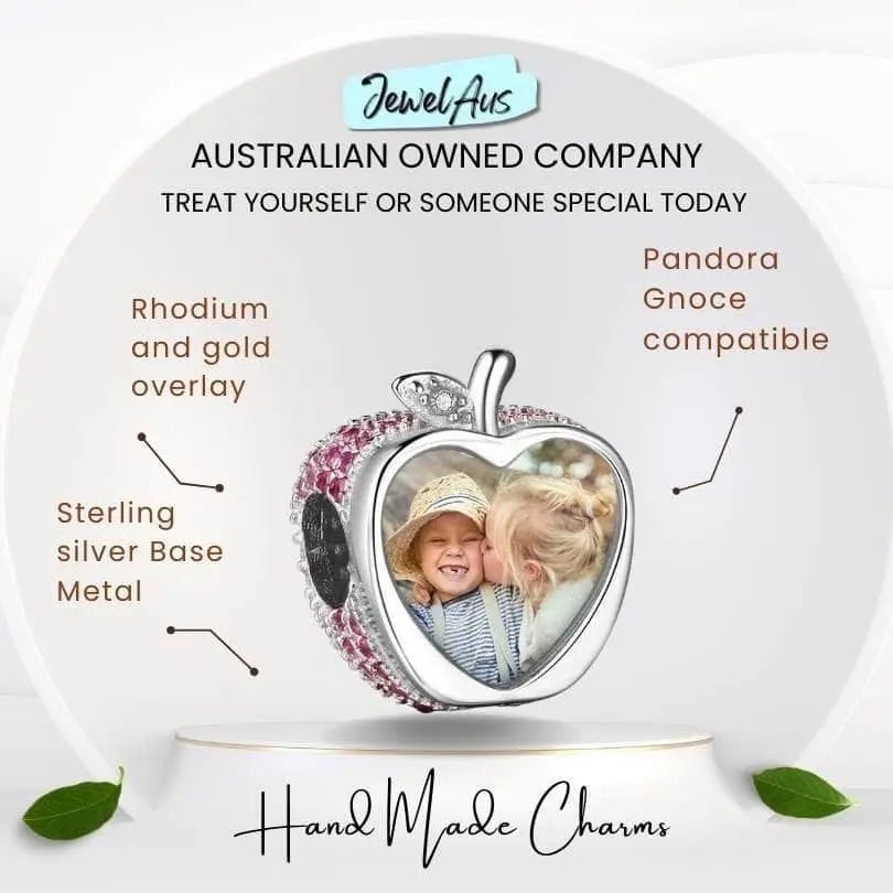 jewelaus CHARMS Custom Photo Apple Charm