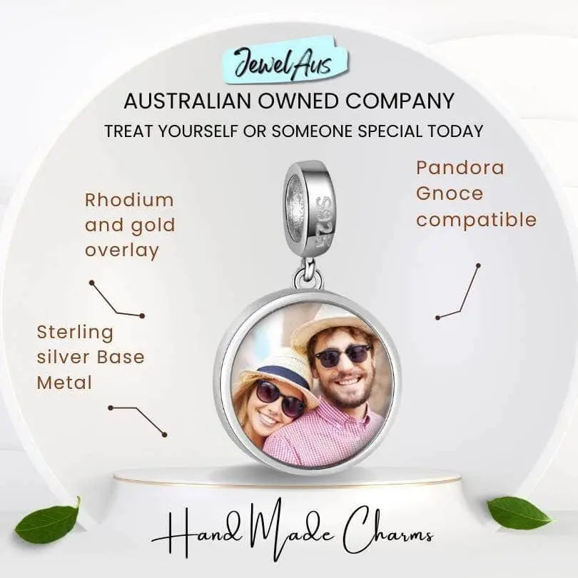 jewelaus CHARMS Custom Photo Bracelet Charm