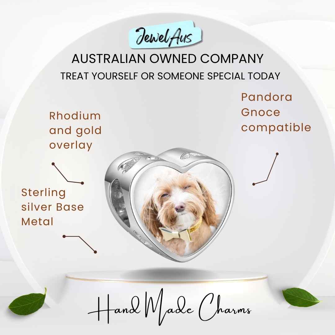 jewelaus CHARMS Custom Photo Bracelet Charm