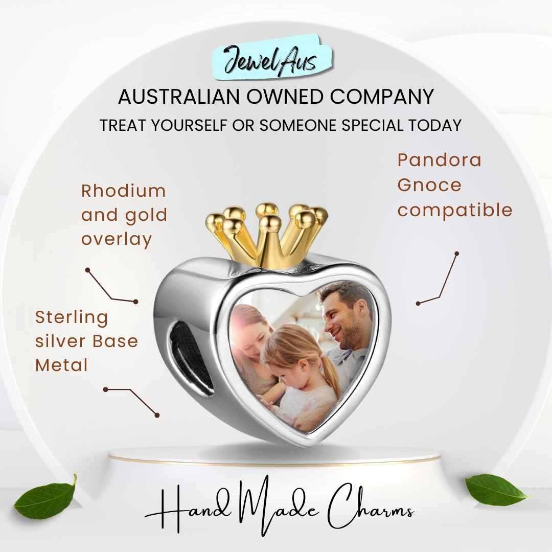 jewelaus CHARMS Custom Photo Bracelet Charm