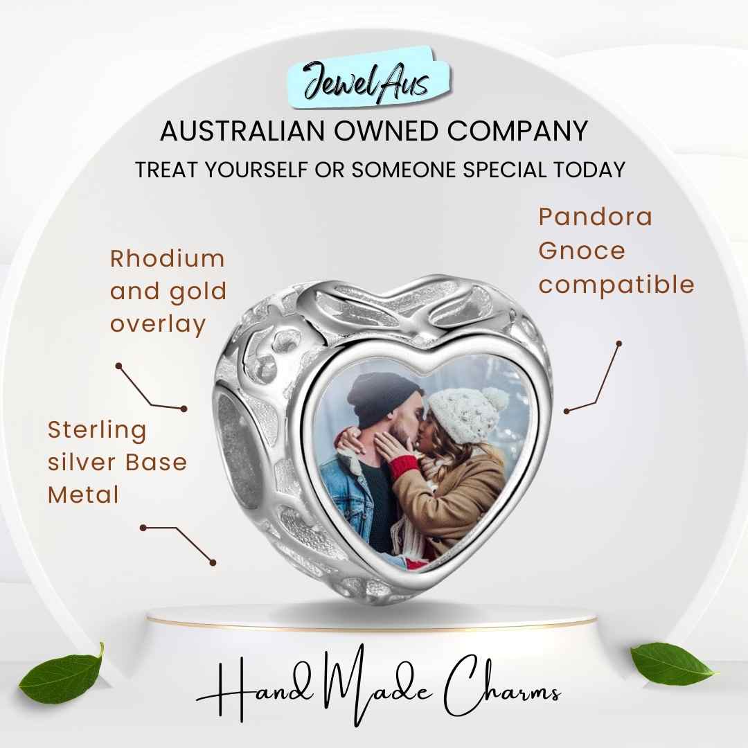 jewelaus CHARMS Custom Photo Bracelet Charm