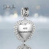 jewelaus CHARMS Custom Photo Heart Bracelet Charm